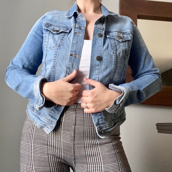 Blue Jean Demin Jacket Medium Wash Women’s - Picture 3 of 9